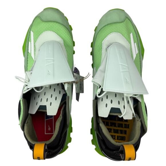 NWT PYER MOSS X REEBOK Experiment 4 Trail Fury Grass In Celadon Greene Size 11.5 - Picture 11 of 14